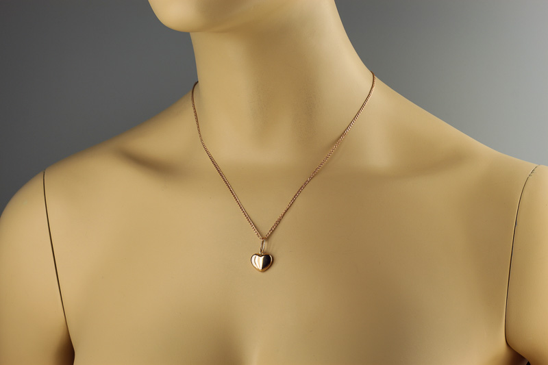 Paveikslėlis Auksinis pakabukas "Širdelė"