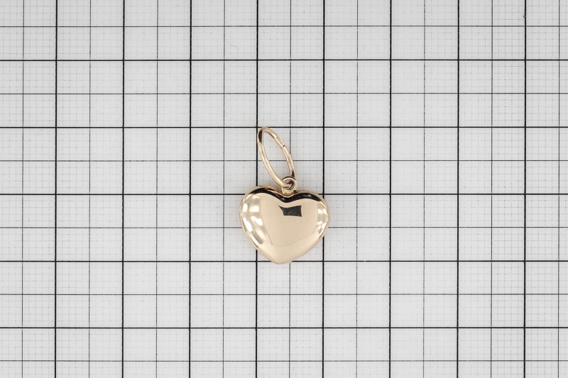 Paveikslėlis Auksinis pakabukas "Širdelė"