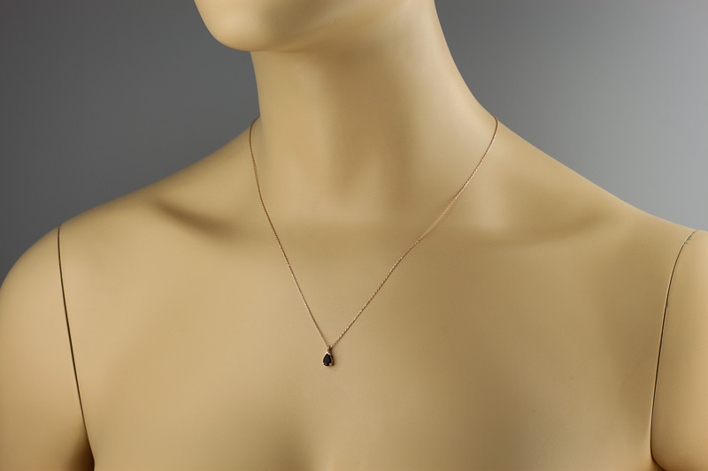 Изображение Золотая цепочка с раухтопазом 45-47 см