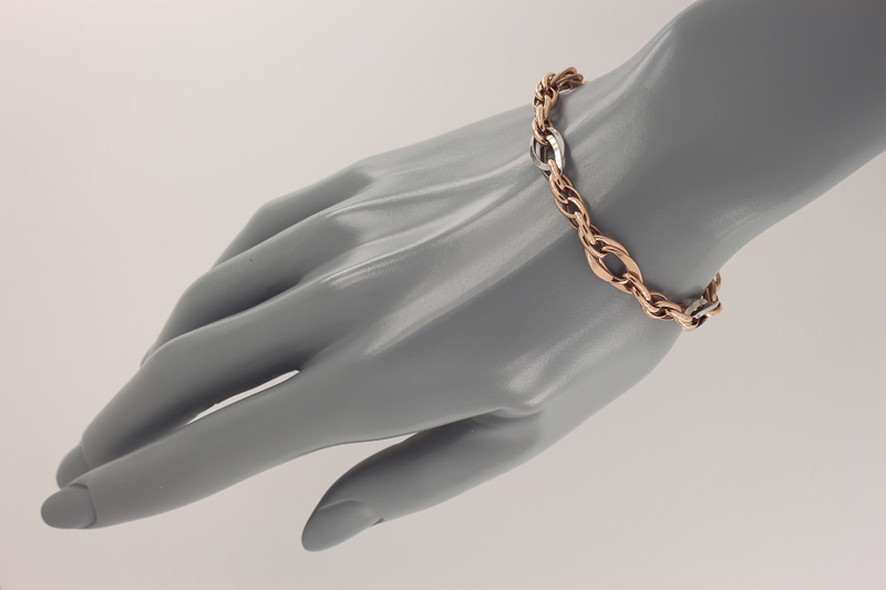 Изображение Золотой браслет 19,5 см