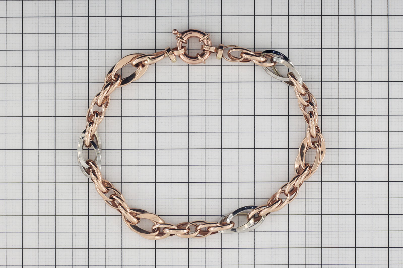 Изображение Золотой браслет 19,5 см