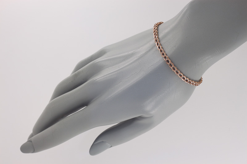 Изображение Золотой браслет 18,5 см