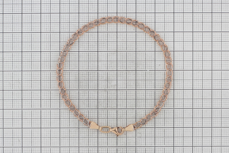 Изображение Золотой браслет 18,5 см