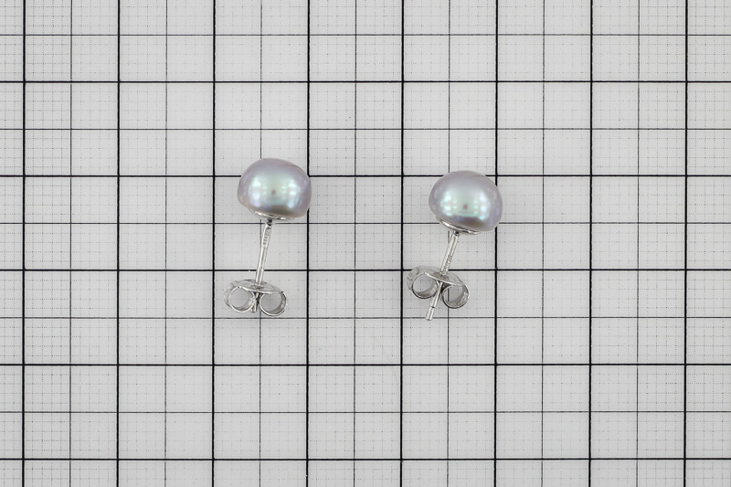 Paveikslėlis Sidabriniai auskarai su perlais