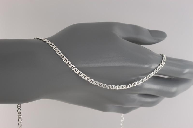 Paveikslėlis Sidabrinė grandinėlė "Marina"