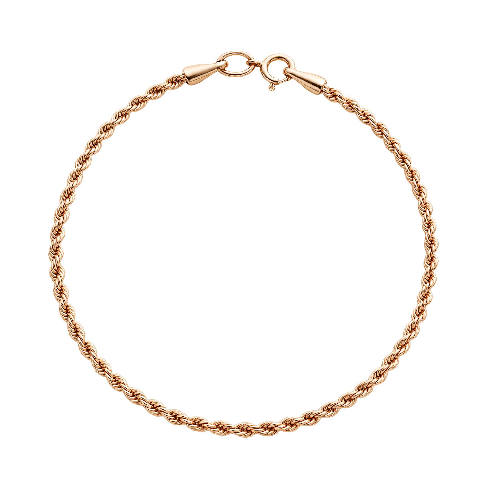 Paveikslėlis Auksinė apyrankė "Rope"