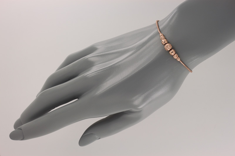 Изображение Золотой браслет 17,5 см