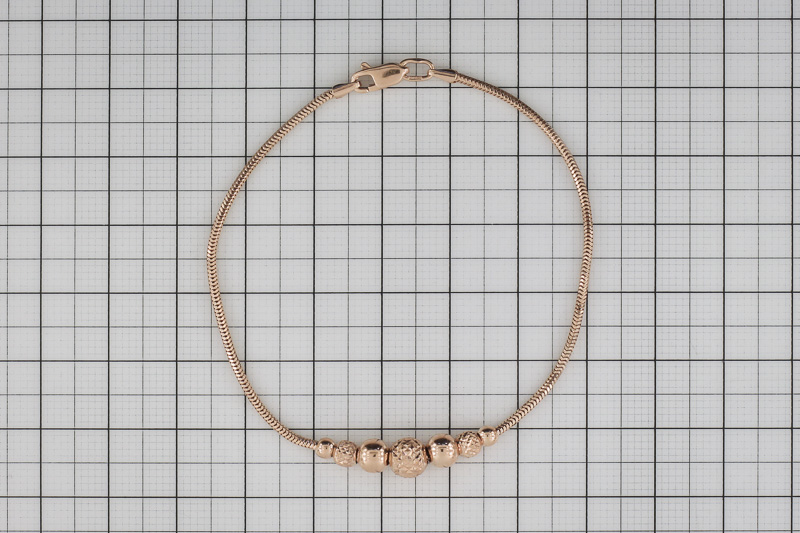 Изображение Золотой браслет 17,5 см