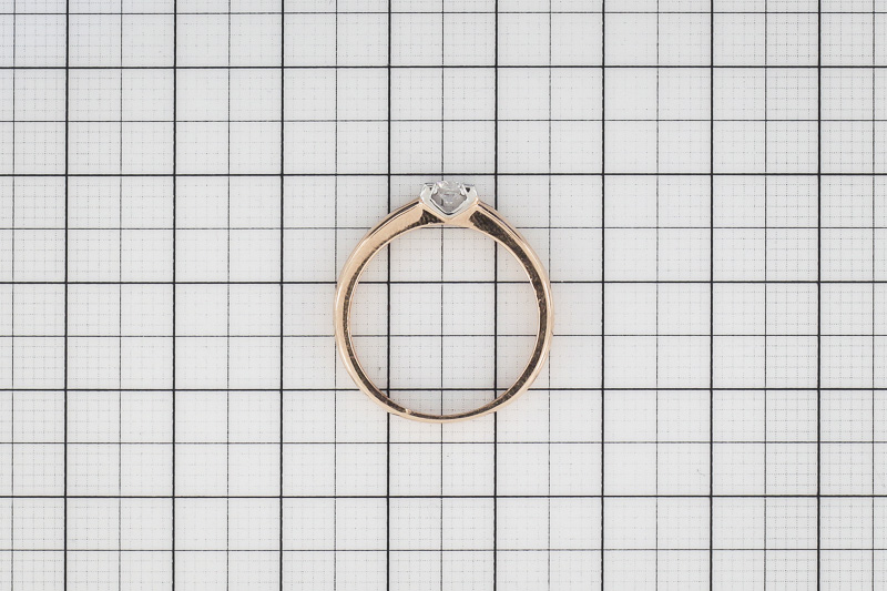 Paveikslėlis Auksinis žiedas su cirkoniu