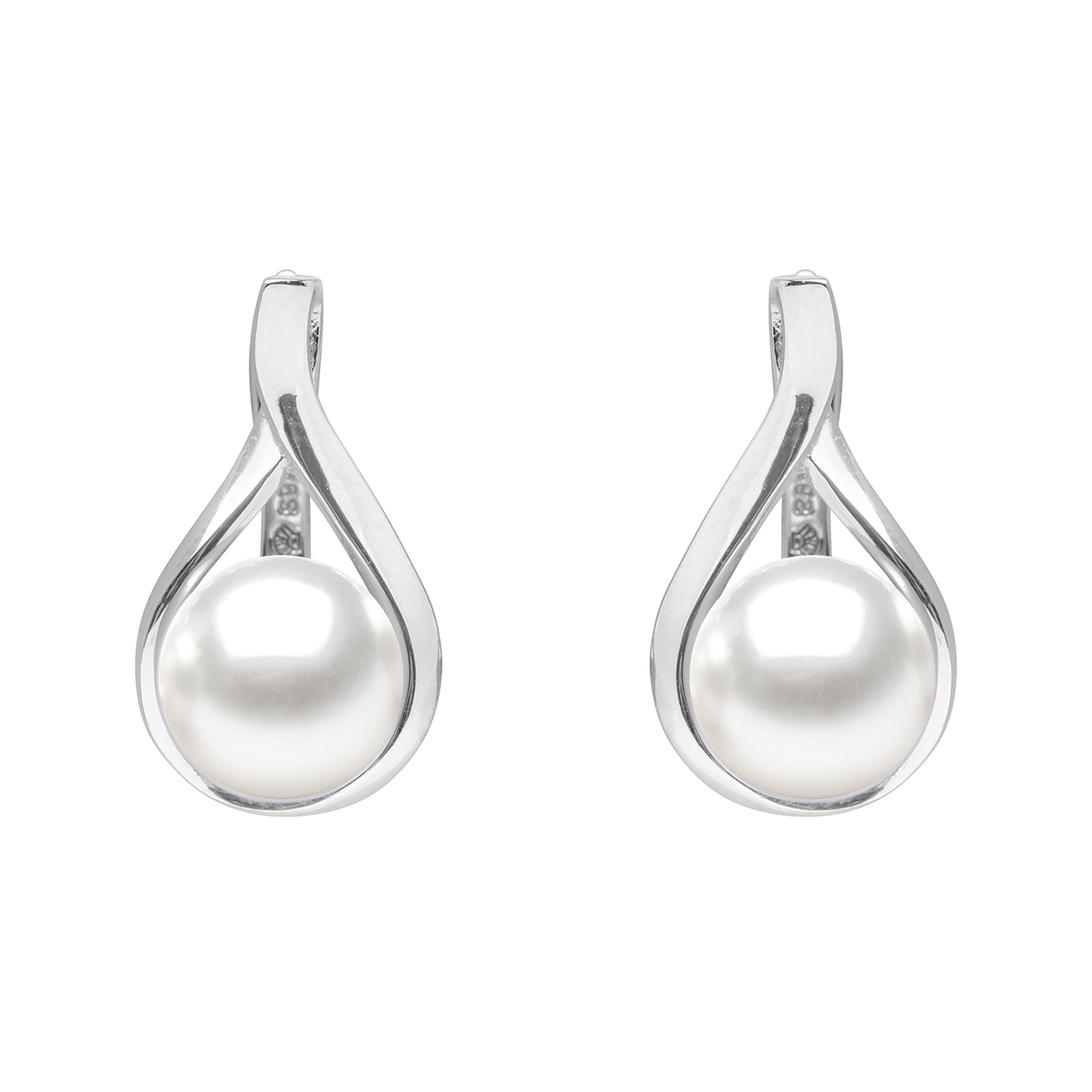 Paveikslėlis Sidabriniai auskarai su perlais