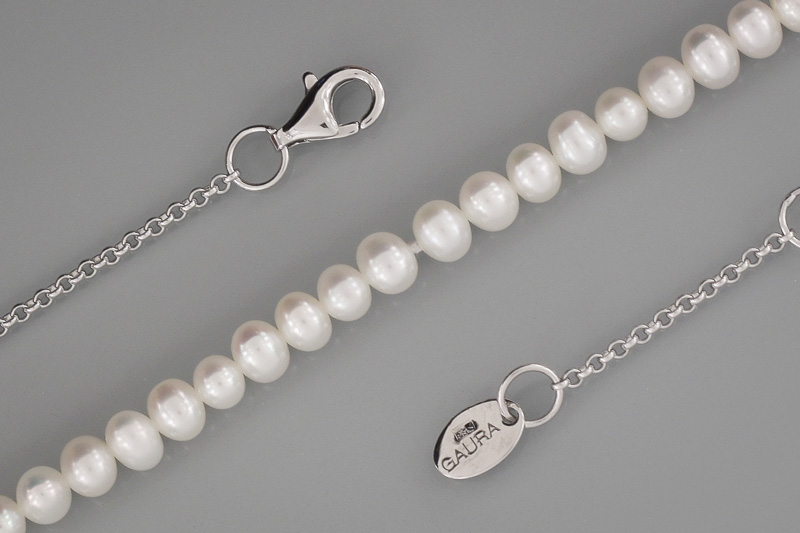 Paveikslėlis Sidabrinė grandinėlė su perlais