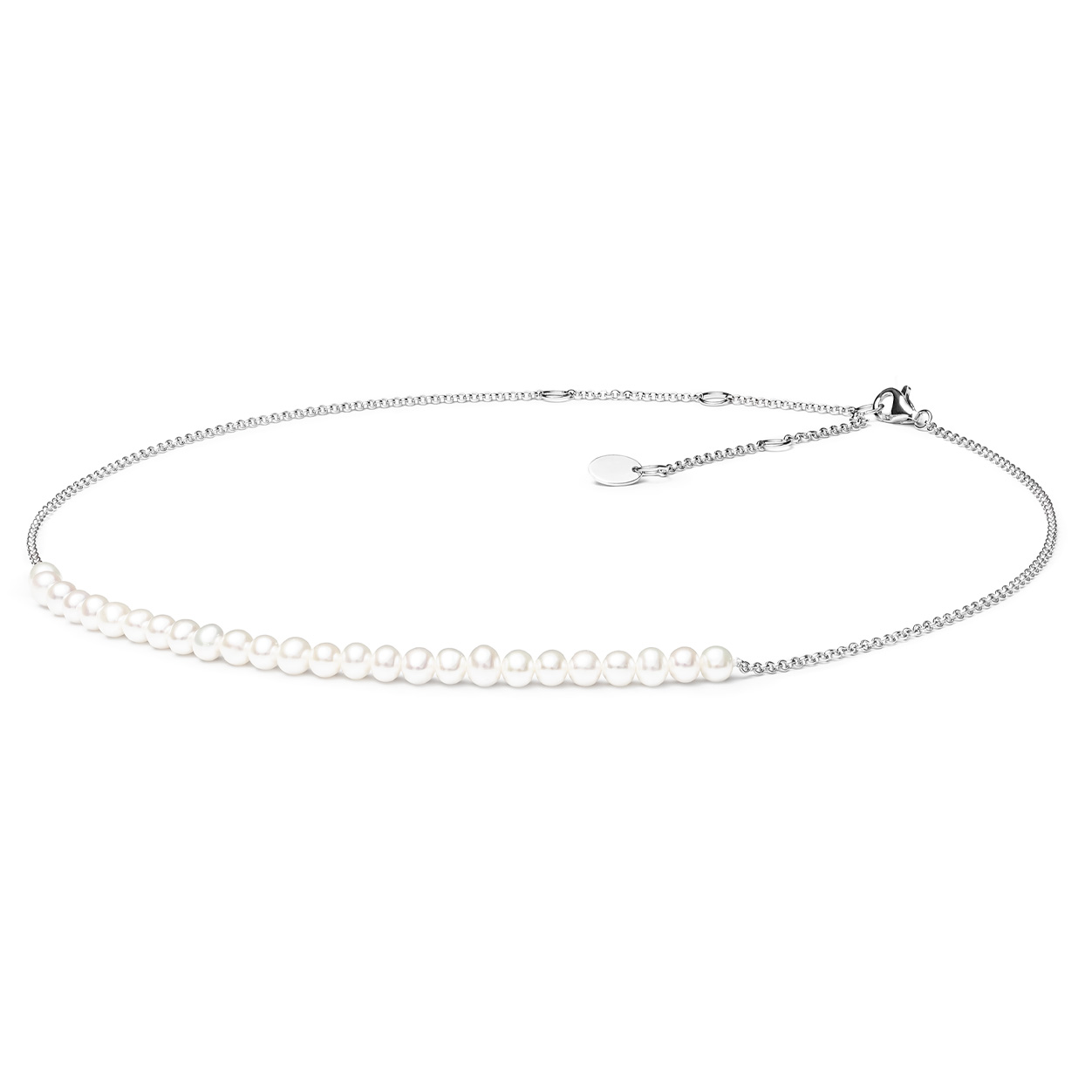 Paveikslėlis Sidabrinė grandinėlė su perlais