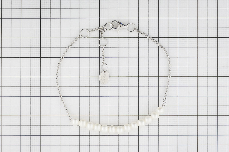 Paveikslėlis Sidabrinė apyrankė su perlais