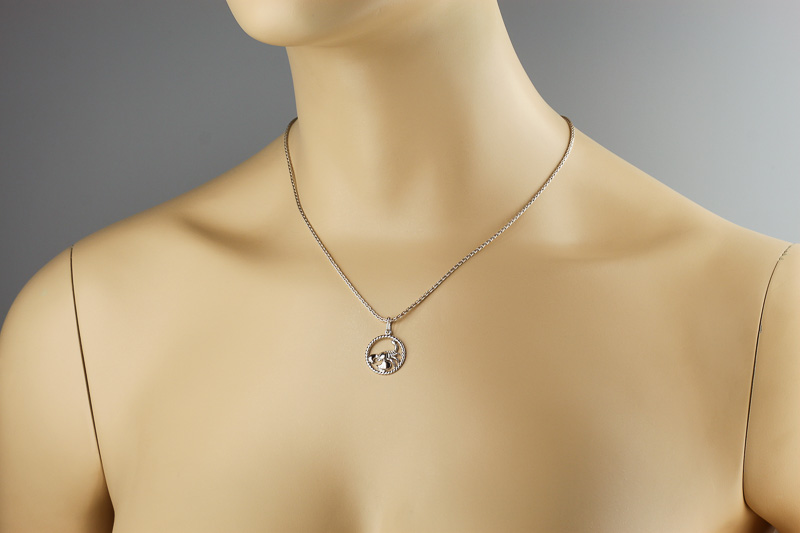 Изображение Серебряная подвеска "Скорпион" 