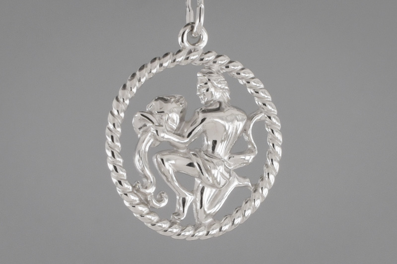 Изображение Серебряная подвеска "Водолей"
