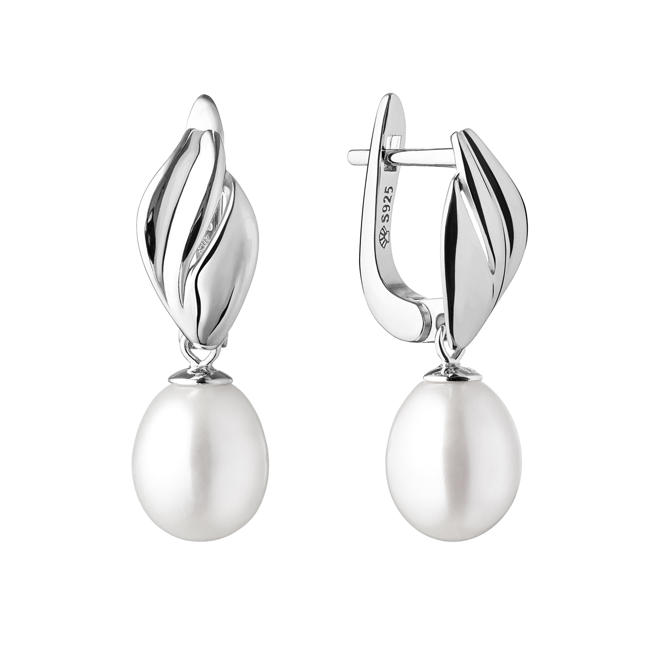 Paveikslėlis Sidabriniai auskarai su perlais