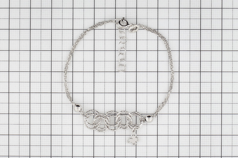 Изображение Серебряный браслет 17-19,5 см