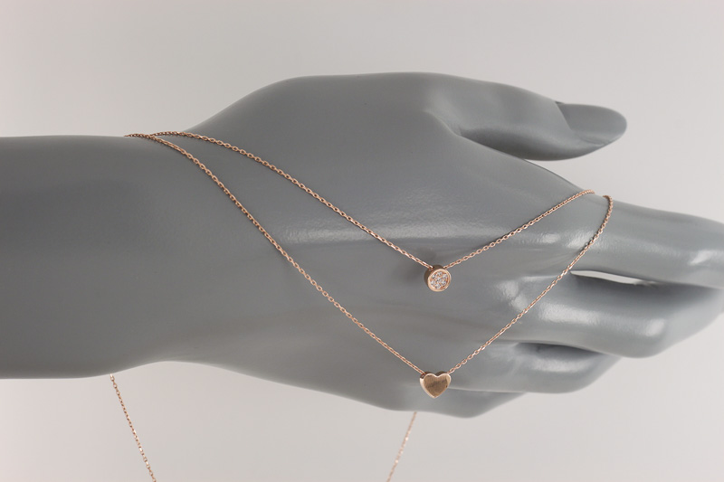 Изображение Золотая цепочка с цирконами 45-48 см