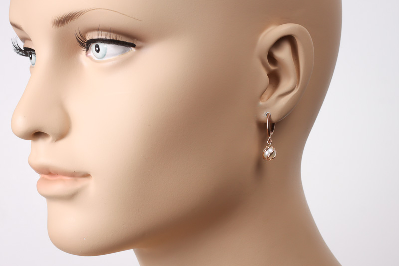 Paveikslėlis Auksiniai auskarai su perlais