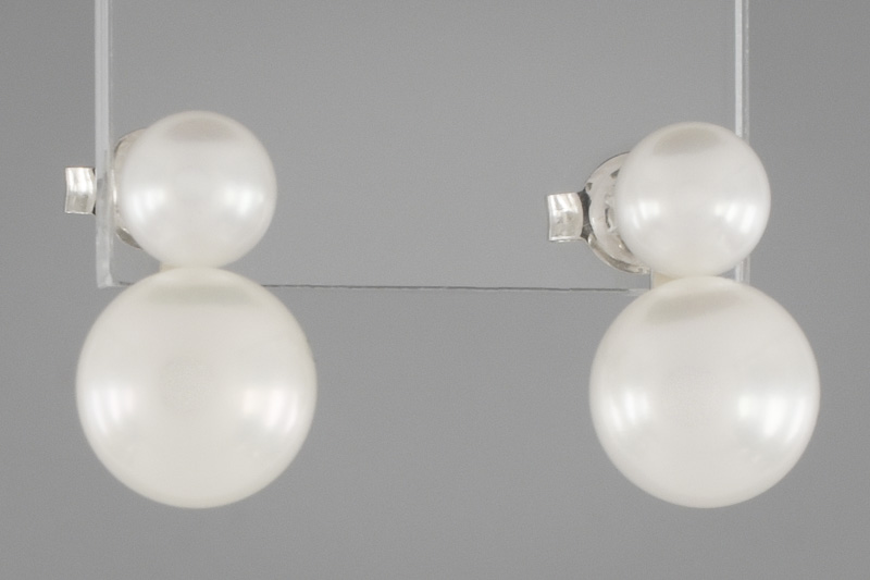 Paveikslėlis Sidabriniai auskarai su perlais