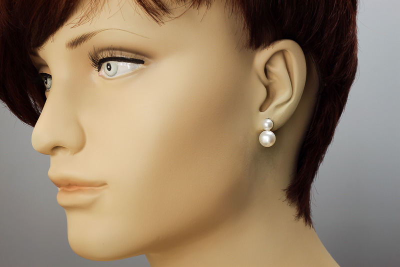 Paveikslėlis Sidabriniai auskarai su perlais