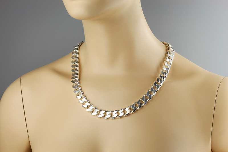 Paveikslėlis Sidabrinė grandinėlė "Curb"