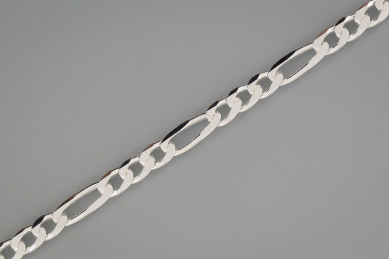 Paveikslėlis Sidabrinė apyrankė "Figaro"