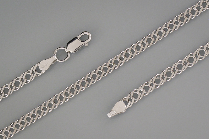 Paveikslėlis Sidabrinė grandinėlė "Curb"