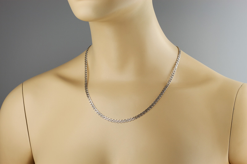 Paveikslėlis Sidabrinė grandinėlė "Curb"