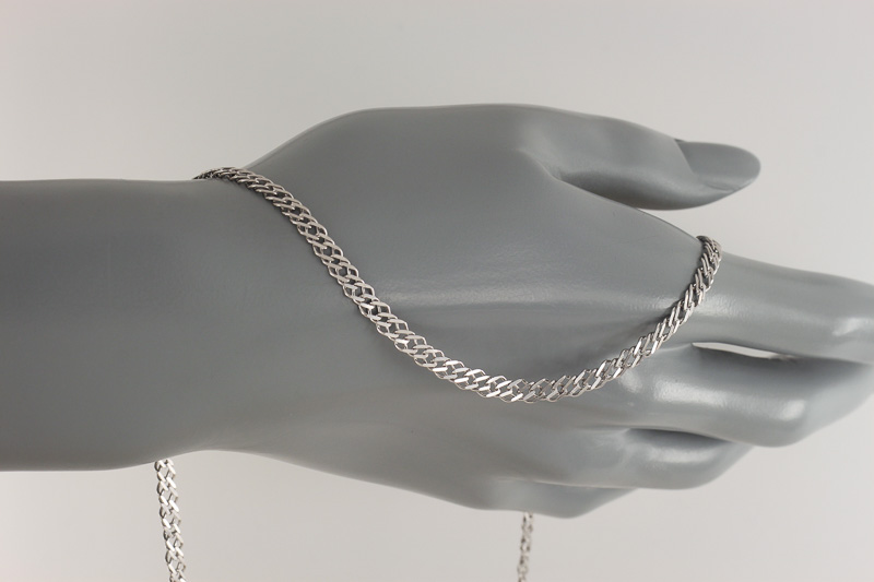 Paveikslėlis Sidabrinė grandinėlė "Curb"