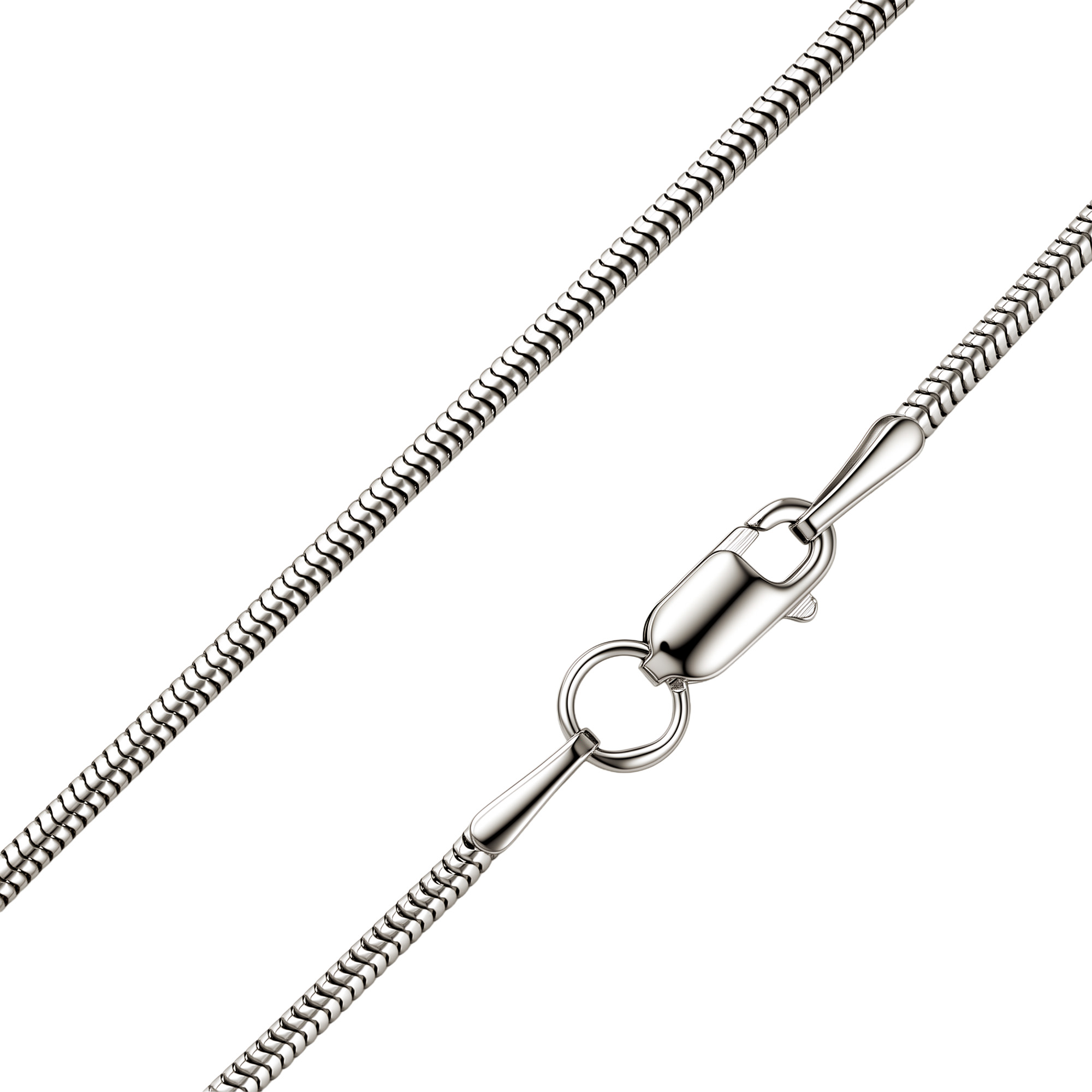 Paveikslėlis Sidabrinė grandinėlė "Snake"