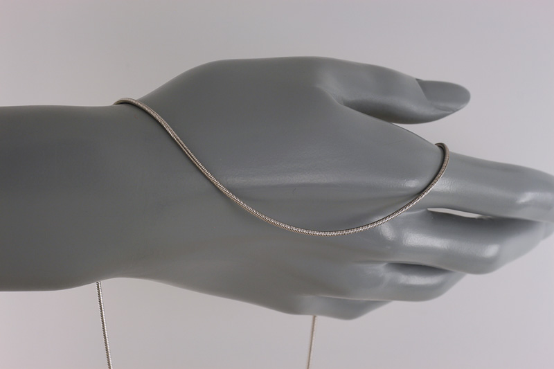 Paveikslėlis Sidabrinė grandinėlė "Snake"