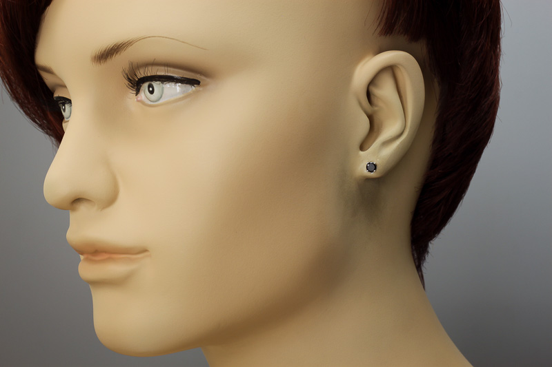 Paveikslėlis Sidabriniai auskarai su cirkoniais