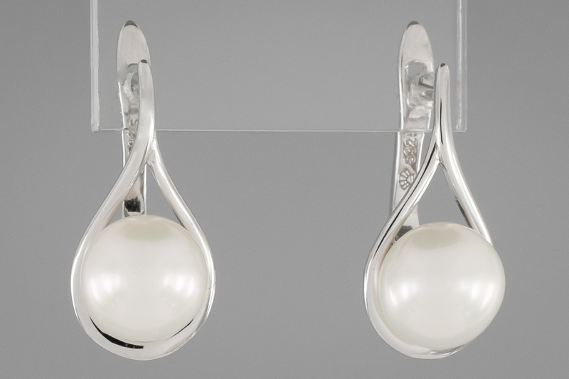 Paveikslėlis Sidabriniai auskarai su perlais