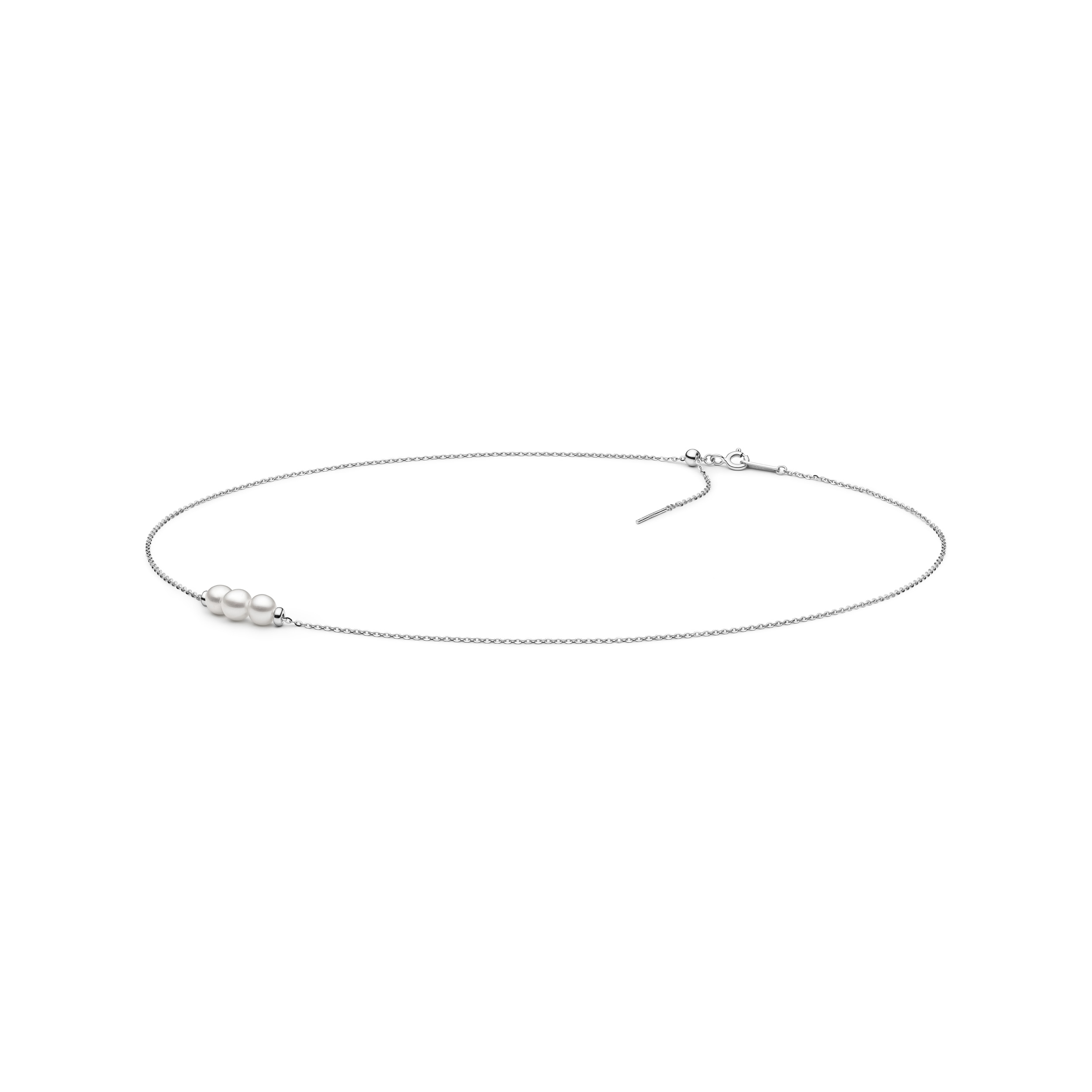 Paveikslėlis Sidabrinė grandinėlė su perlais