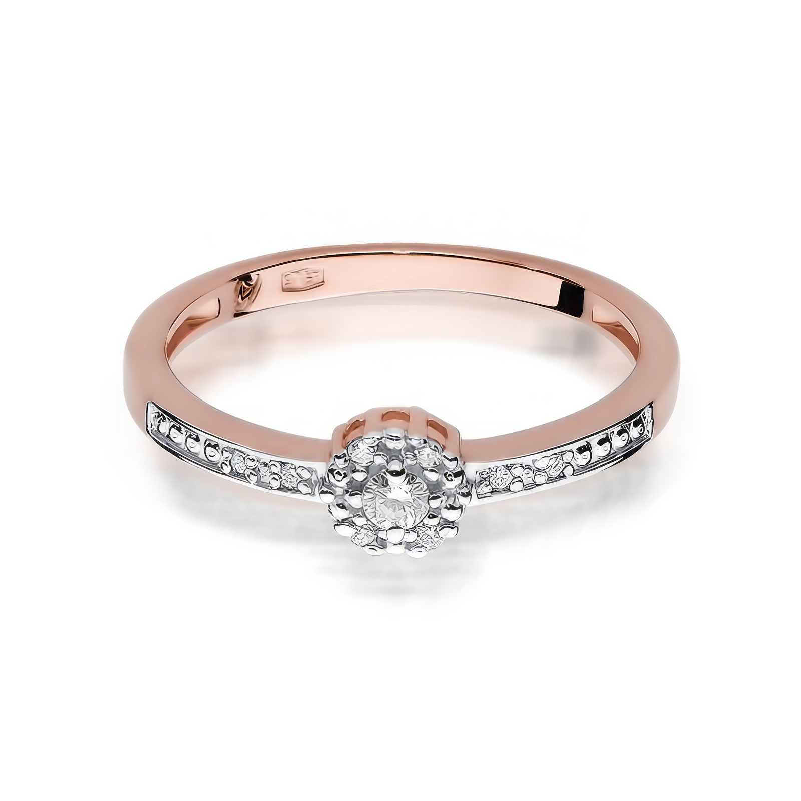 Paveikslėlis Auksinis žiedas su briliantais