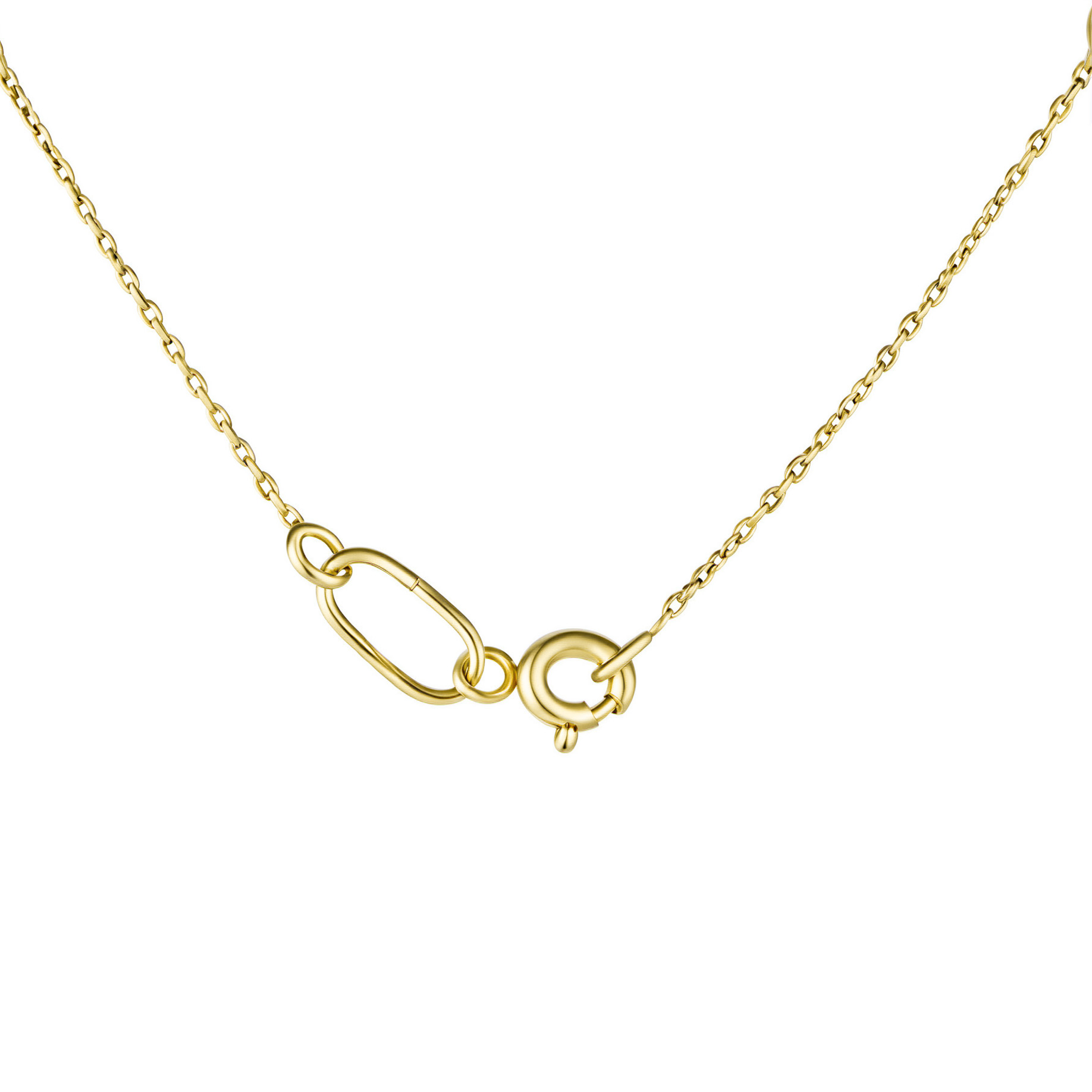 Изображение Цепочка из желтого золота с цирконом