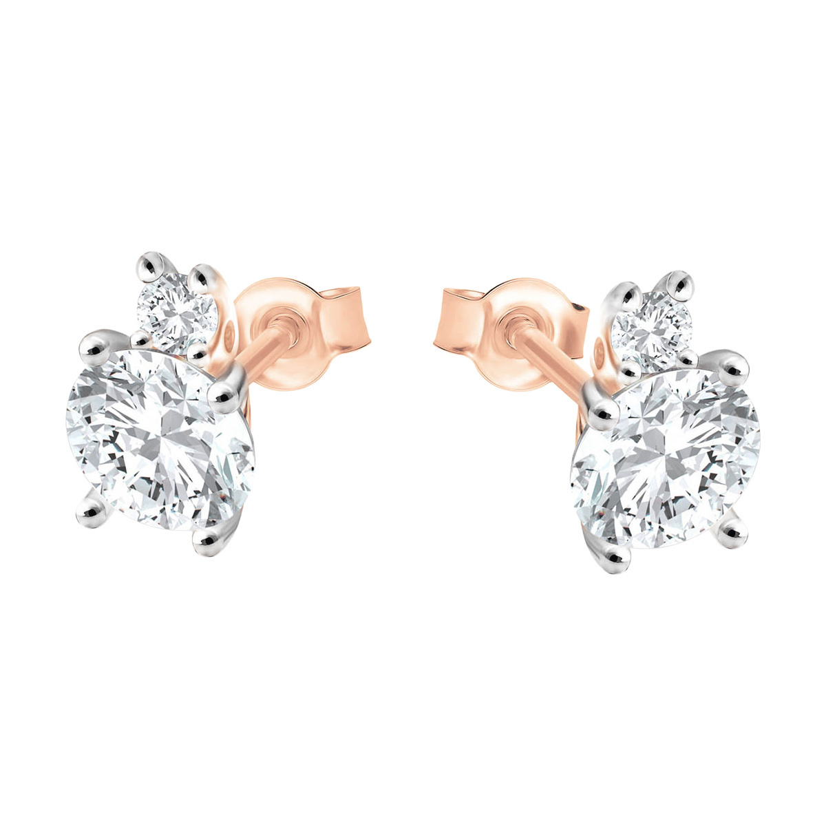 Paveikslėlis Auksiniai auskarai su cirkoniais