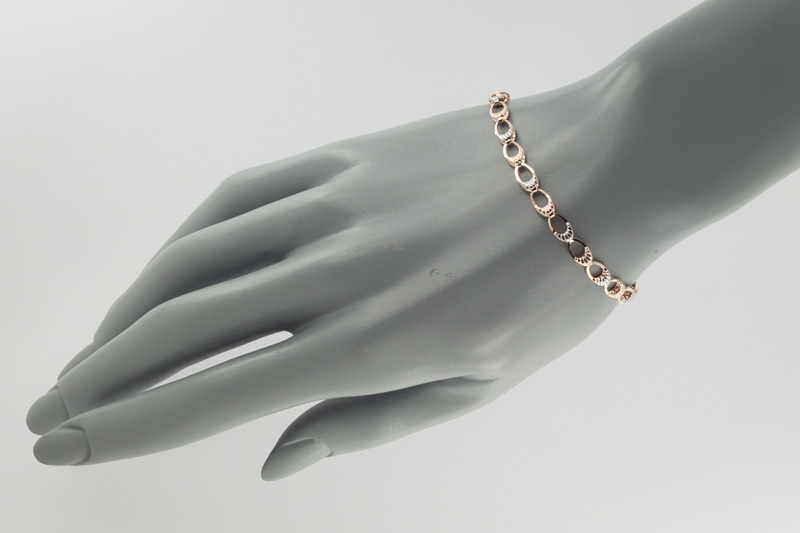 Изображение Золотой браслет 17,5 см