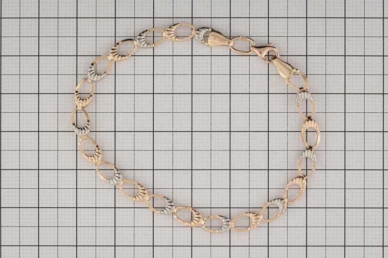 Изображение Золотой браслет 17,5 см