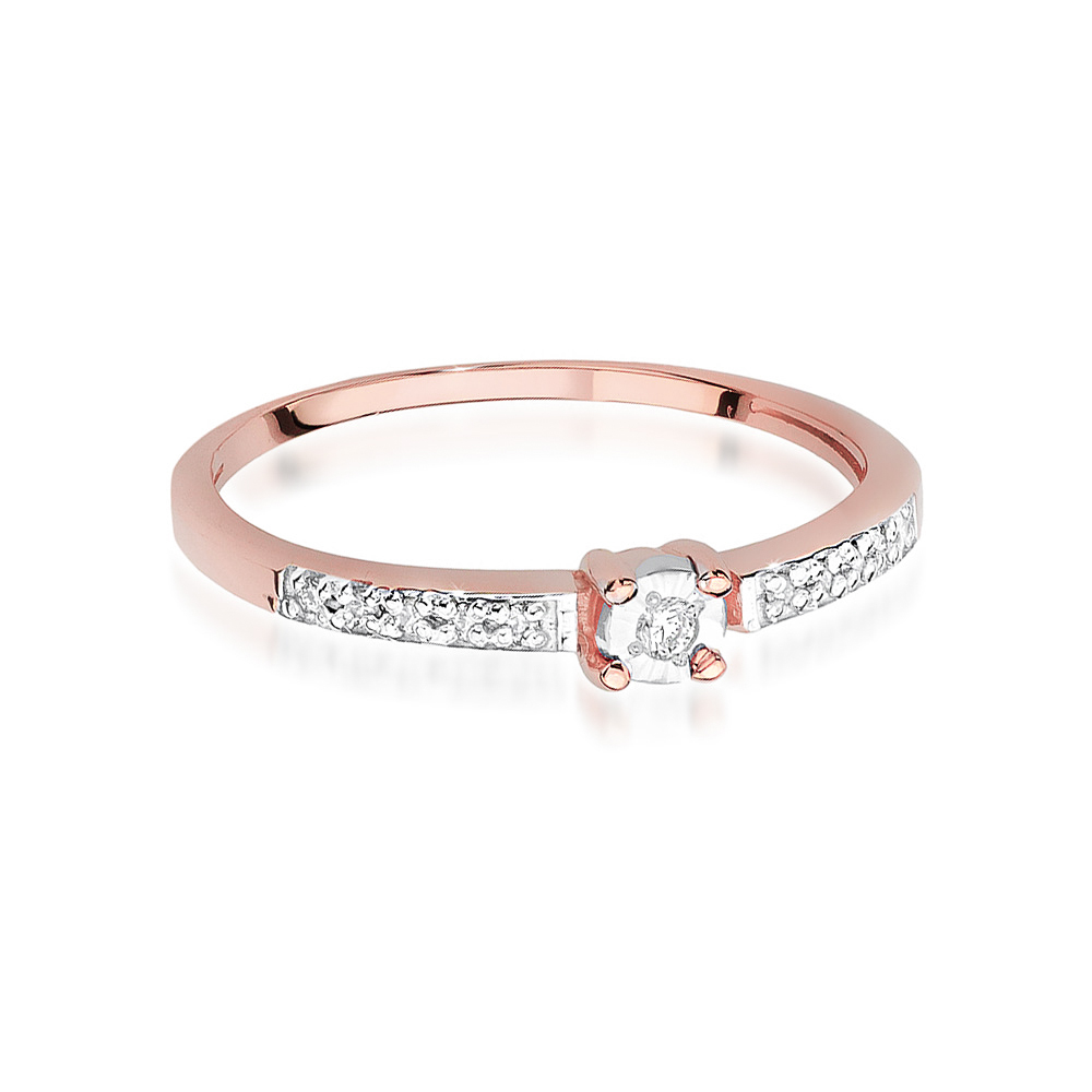 Paveikslėlis Auksinis žiedas su briliantais