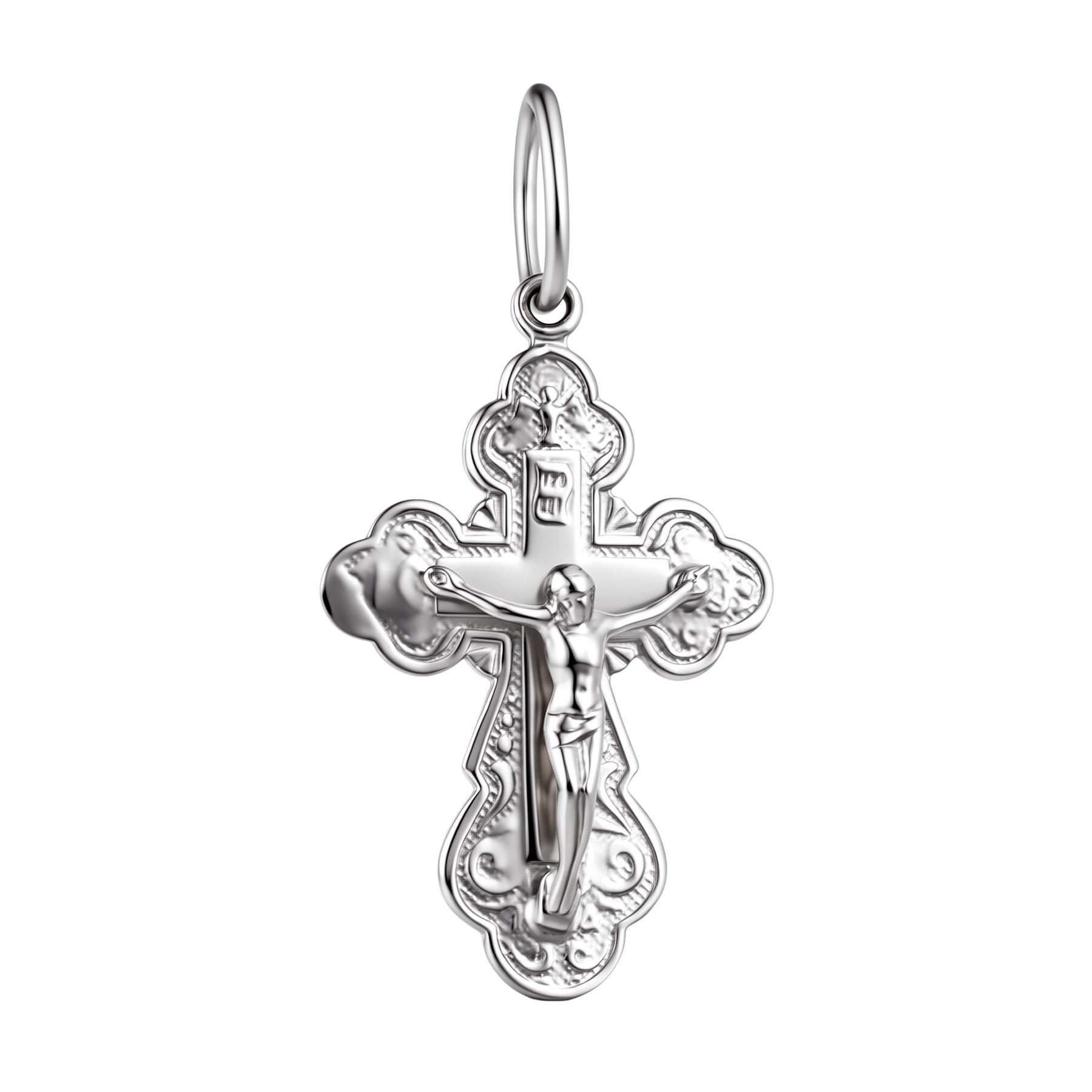 Paveikslėlis Sidabrinis stačiatikių kryželis