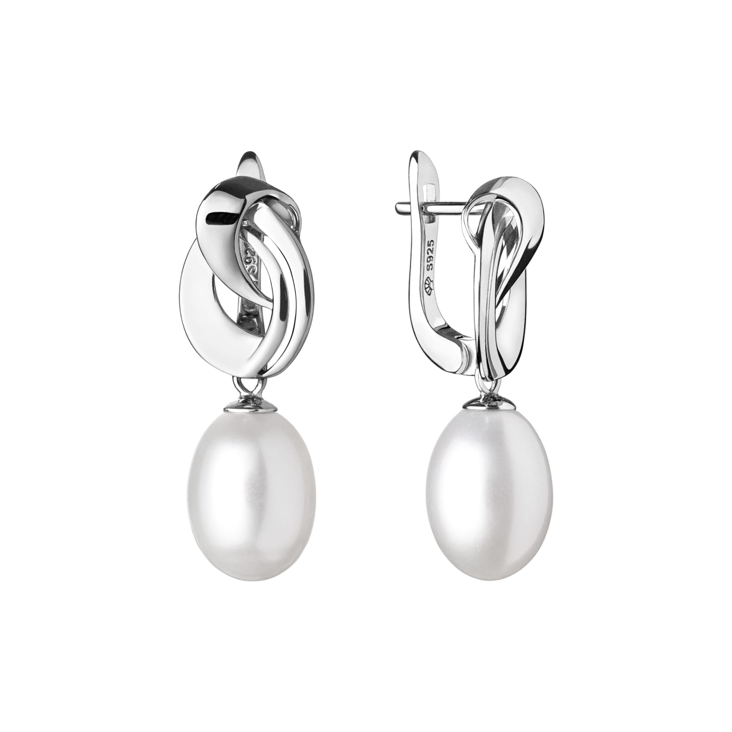 Paveikslėlis Sidabriniai auskarai su perlais