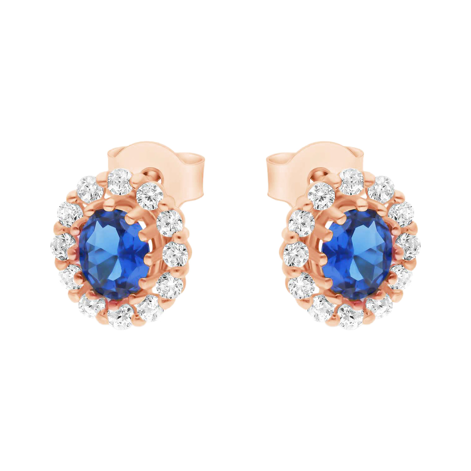 Paveikslėlis Auksiniai auskarai su cirkoniais