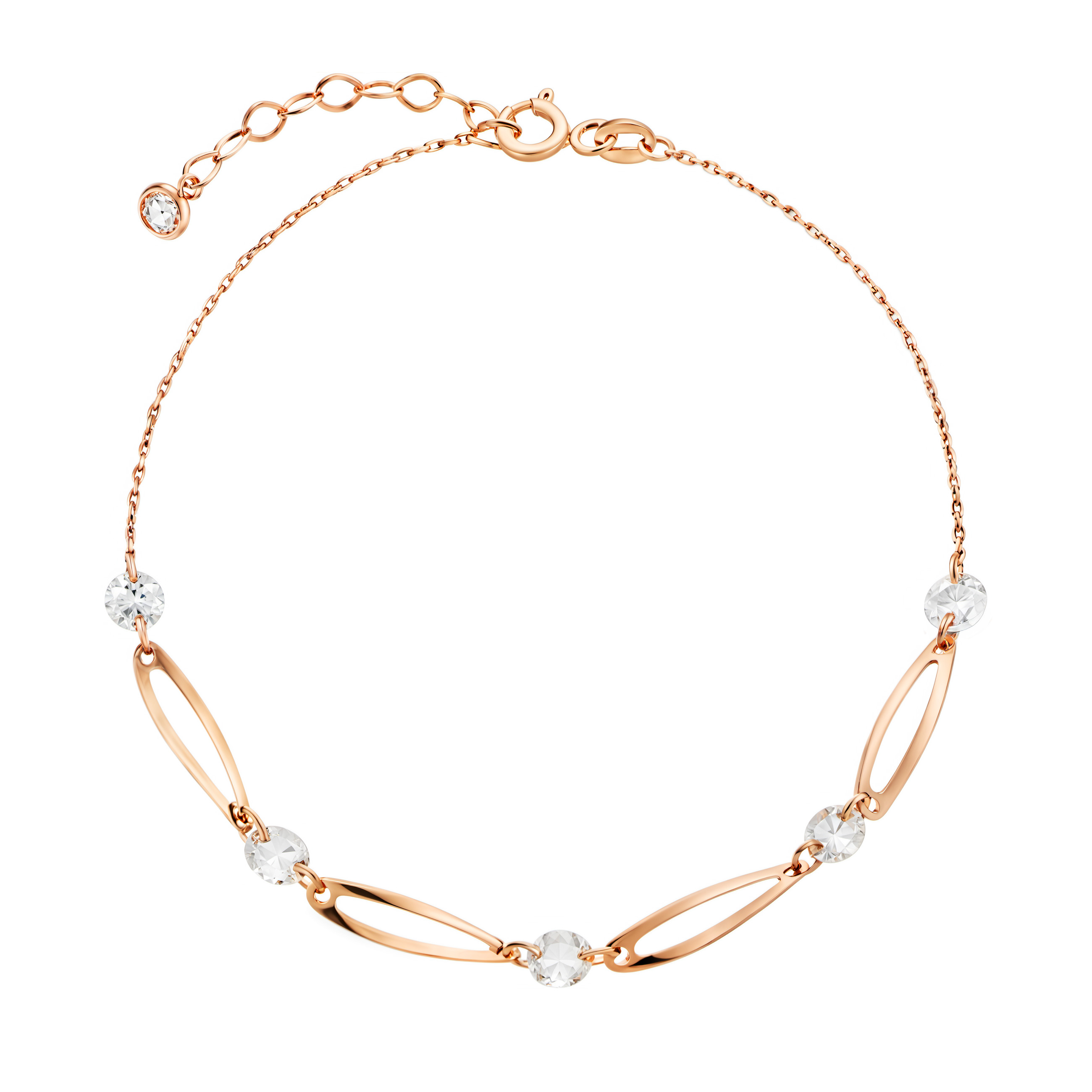 Paveikslėlis Auksinė apyrankė su cirkoniais