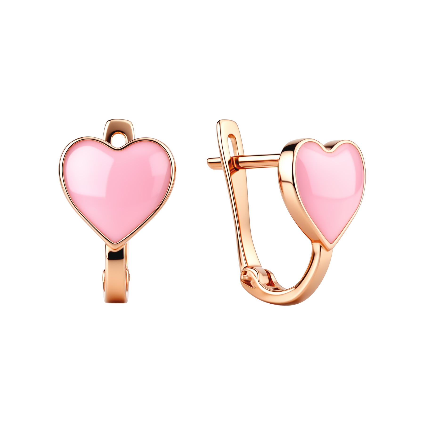 Paveikslėlis Auksiniai auskarai su emaliu