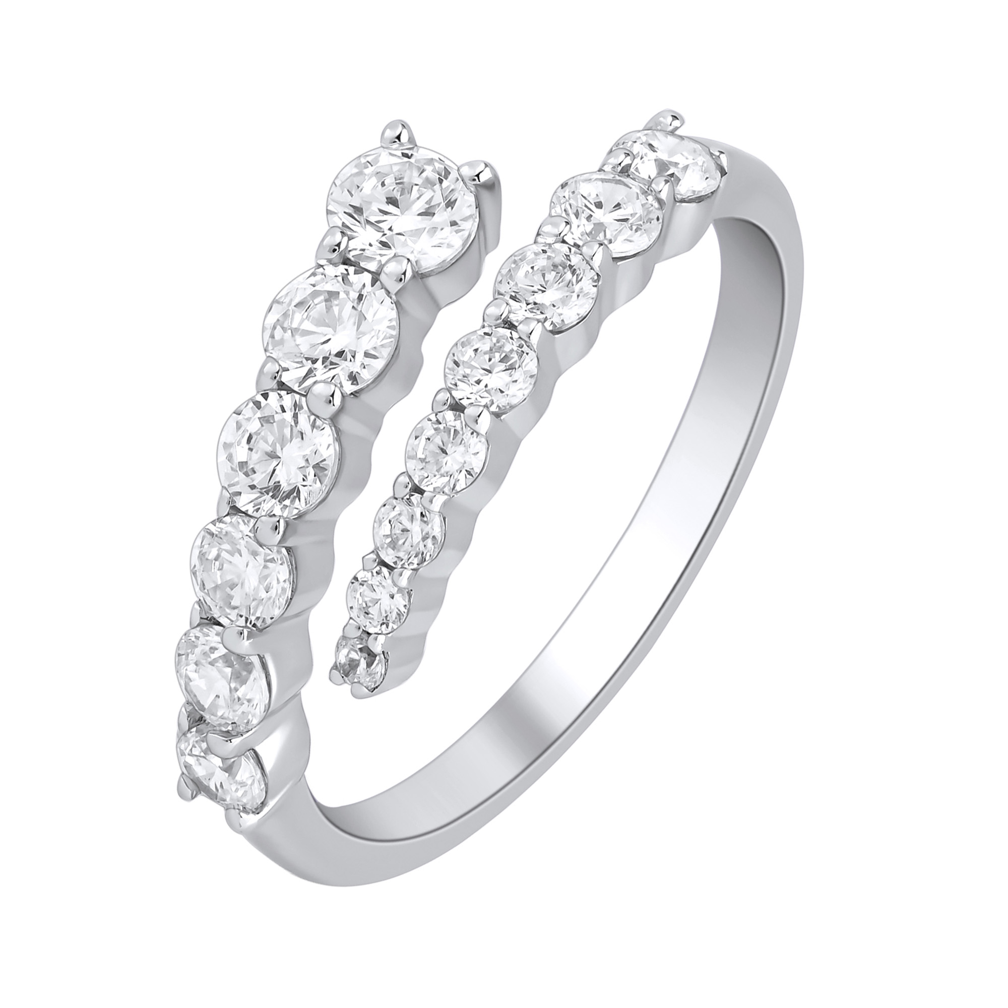 Paveikslėlis Balto aukso žiedas su LAB deimantais