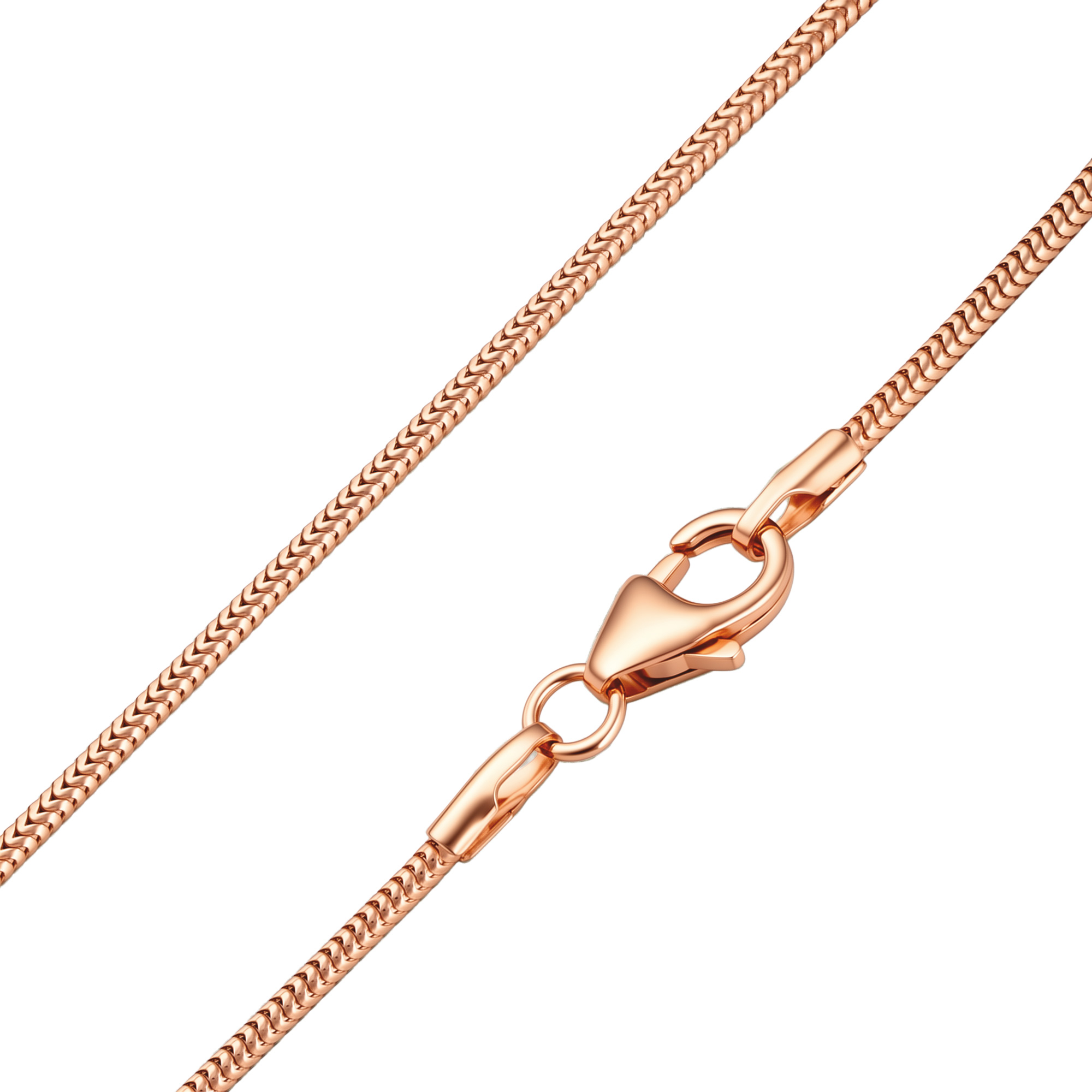 Paveikslėlis Paauksuota sidabrinė grandinėlė "Snake"