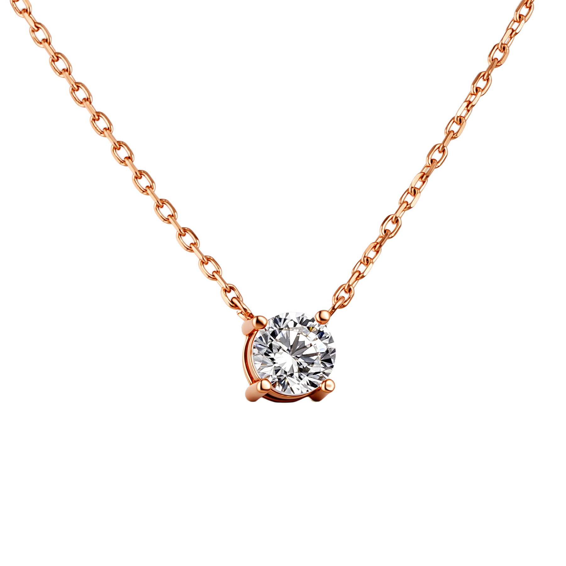 Изображение Золотая цепочка с цирконом