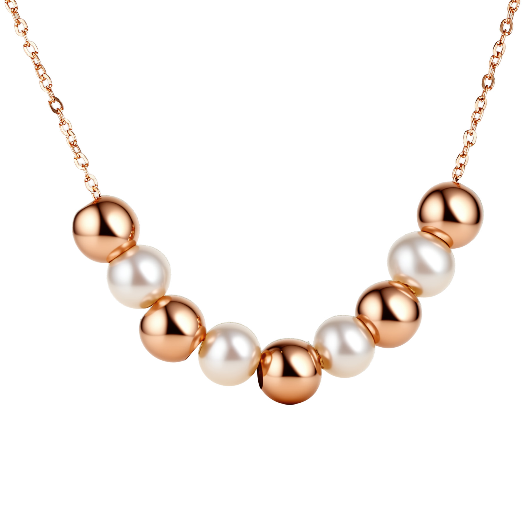 Изображение Золотая цепочка с жемчугом